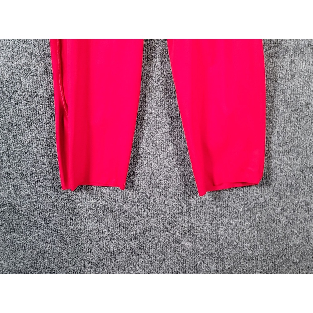 Lululemon Base Pace High Rise Crop 23" Leggings Red Nulux Womens Sz 12 Stretch - Picture 4 of 16